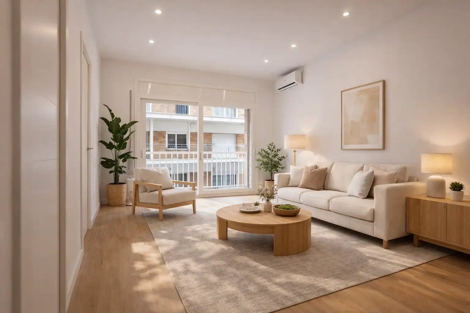 Living room of Flat for sale in Castelldefels  with Heating and Balcony