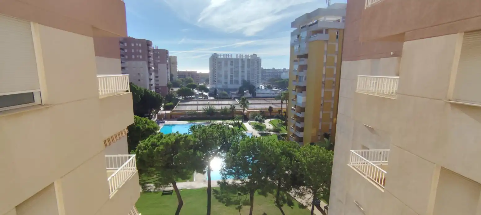 Bedroom of Flat for rent in Canet d'En Berenguer  with Air Conditioner, Private garden and Terrace