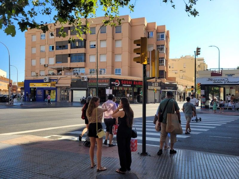 Exterior view of Flat for sale in Málaga Capital  with Terrace, Oven and Alarm