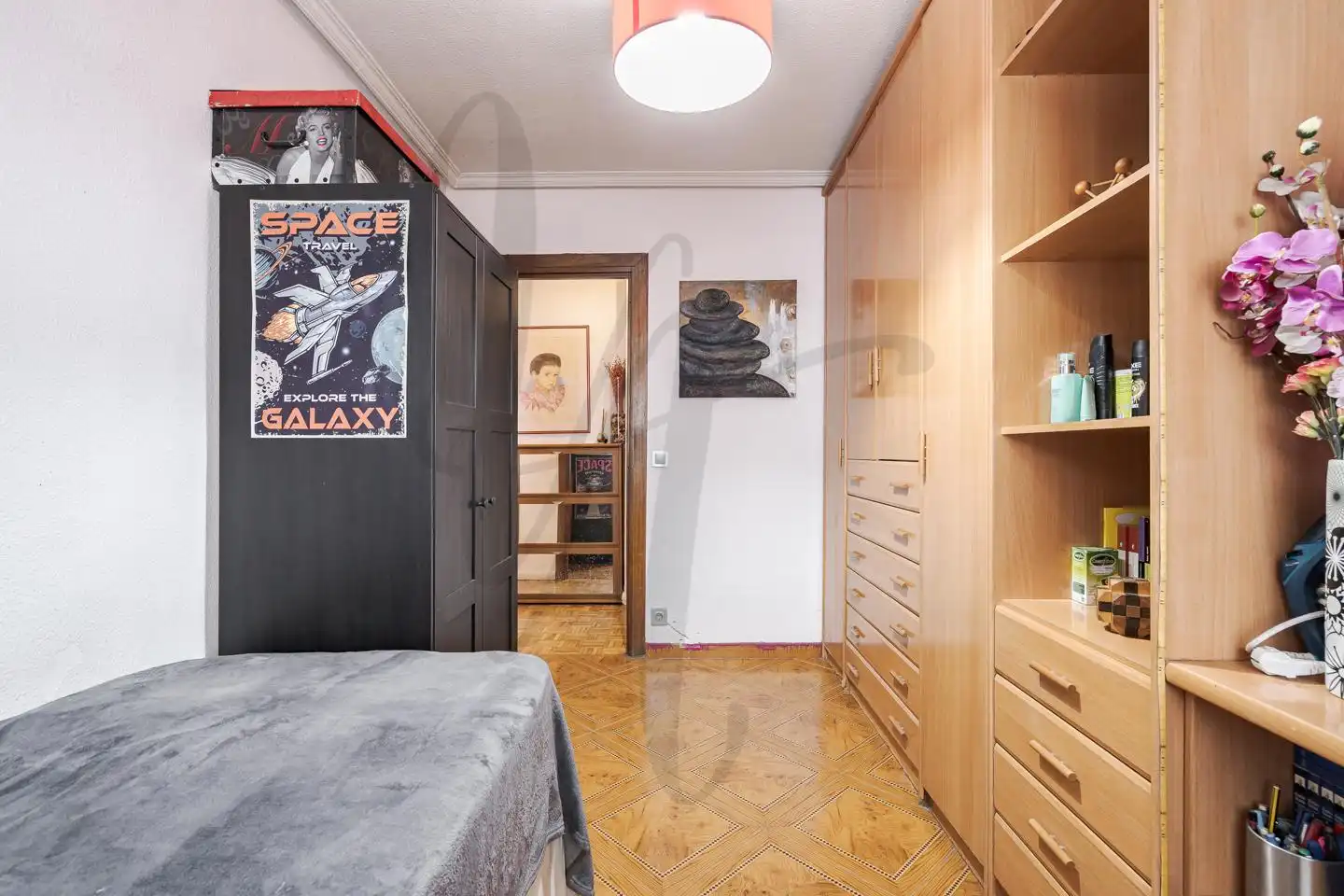 Bedroom of Flat for sale in San Sebastián de los Reyes  with Heating, Parquet flooring and Terrace