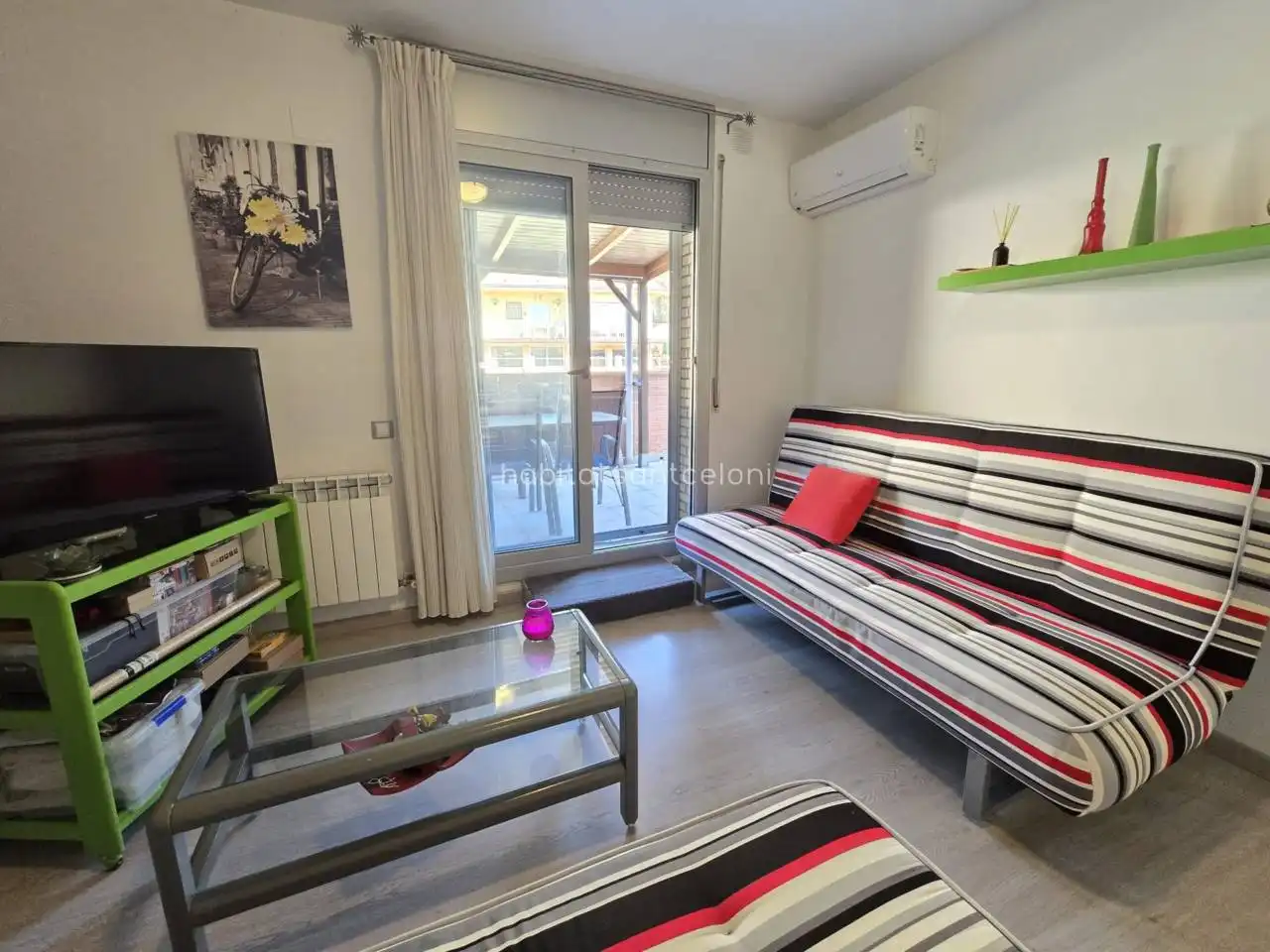 Sala de estar de Ático en venta en Blanes con Aire acondicionado, Calefacción y Parquet