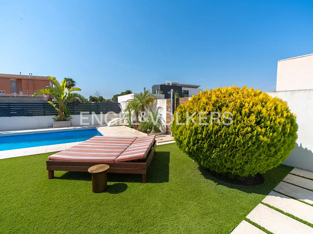 Terraza de Casa o chalet en venta en Santa Pola con Aire acondicionado, Calefacción y Jardín privado