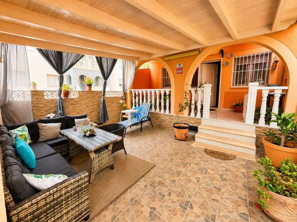 Terrassa de Casa o xalet en venda en Santa Pola amb Aire condicionat, Piscina i Piscina comunitària