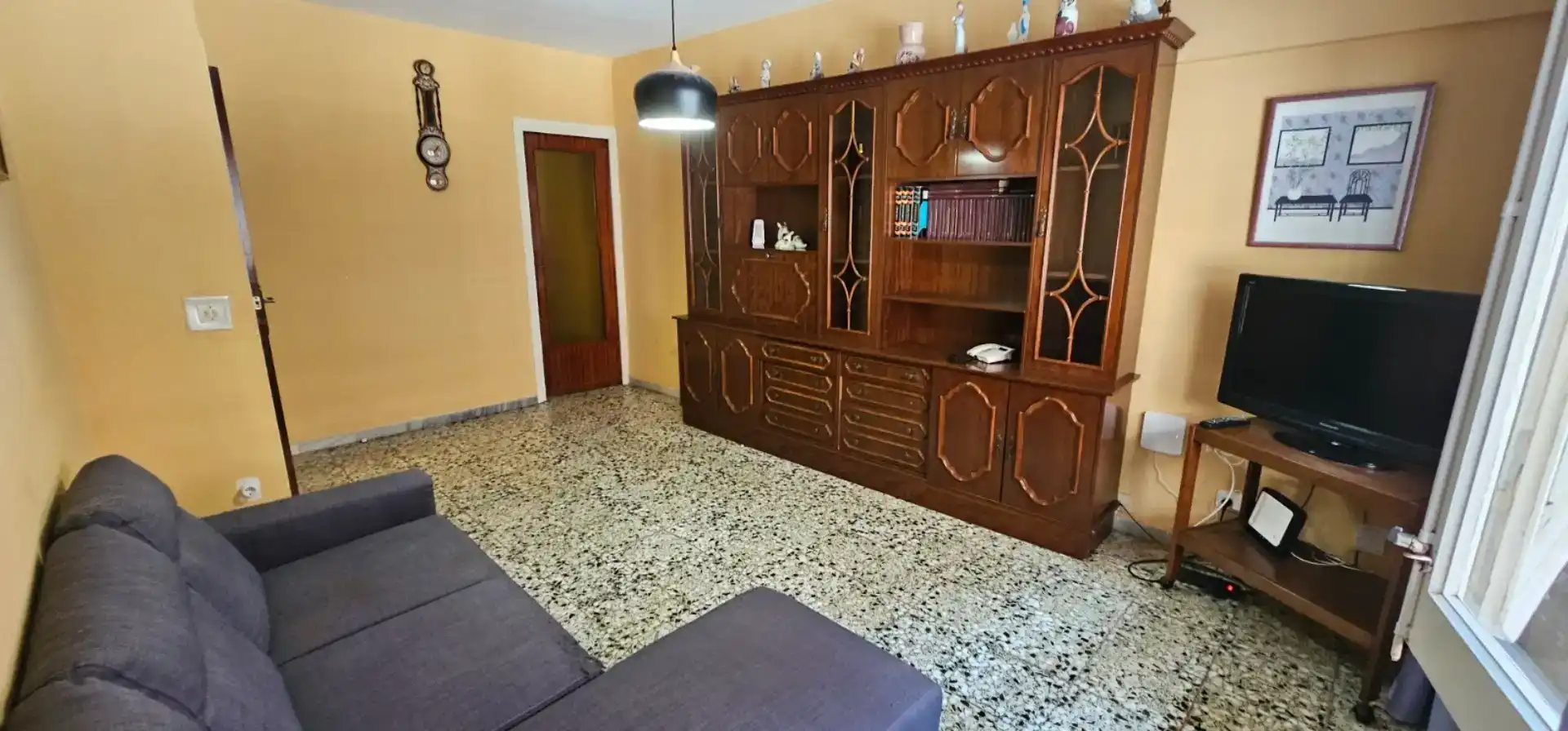 Living room of Flat for sale in Badalona