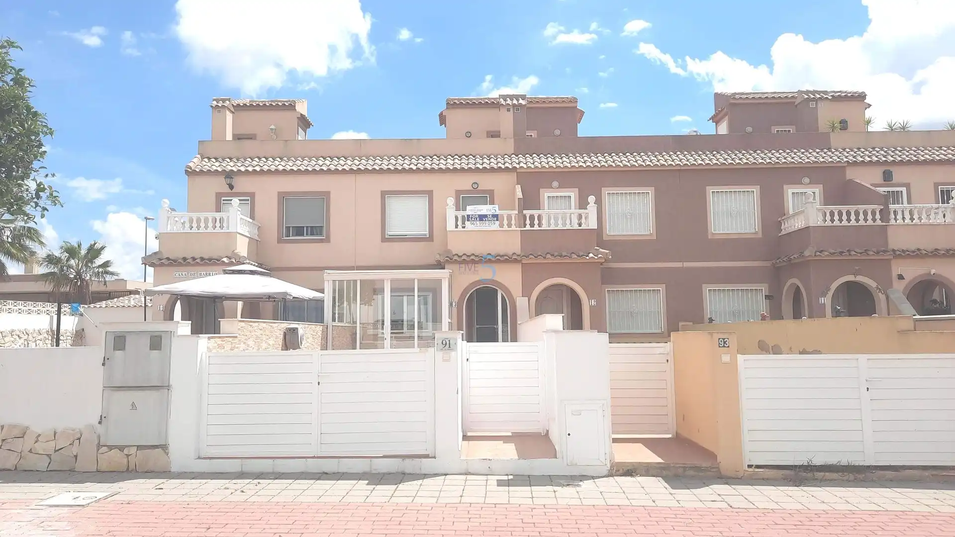Vista exterior de Casa adosada en venta en  Murcia Capital con Aire acondicionado, Calefacción y Terraza
