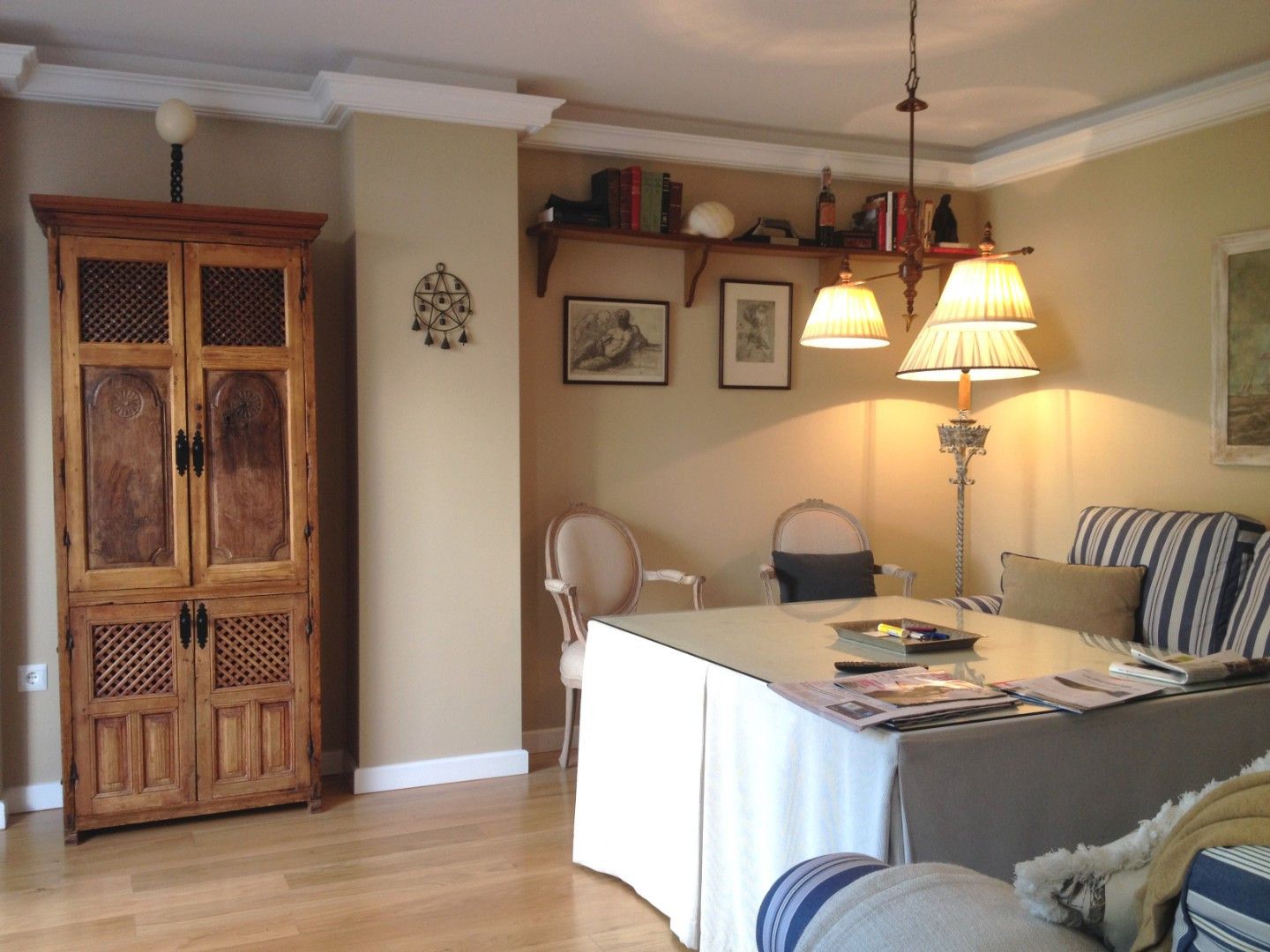 Menjador de Apartament de lloguer en Marbella amb Aire condicionat, Moblat i Internet