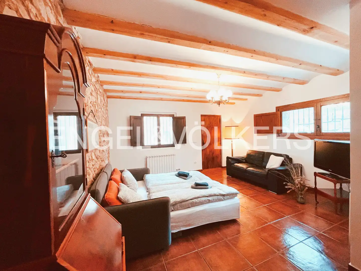 Sala de estar de Casa o chalet en venta en Montblanc con Aire acondicionado, Calefacción y Jardín privado