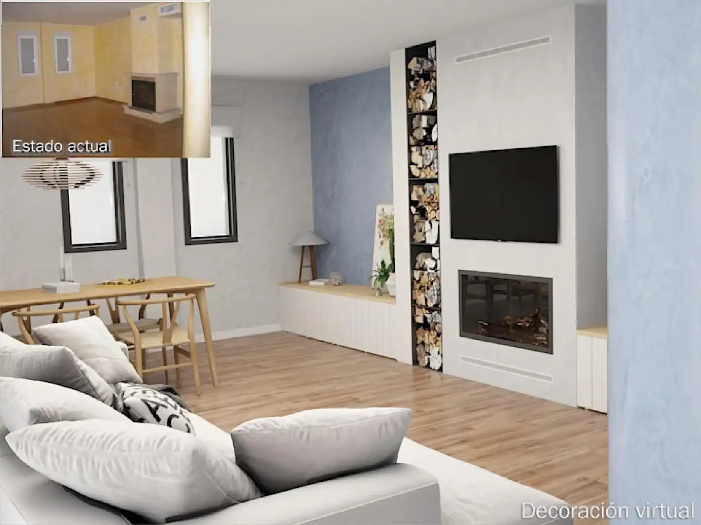 Sala de estar de Casa adosada en venta en Murcia con Terraza