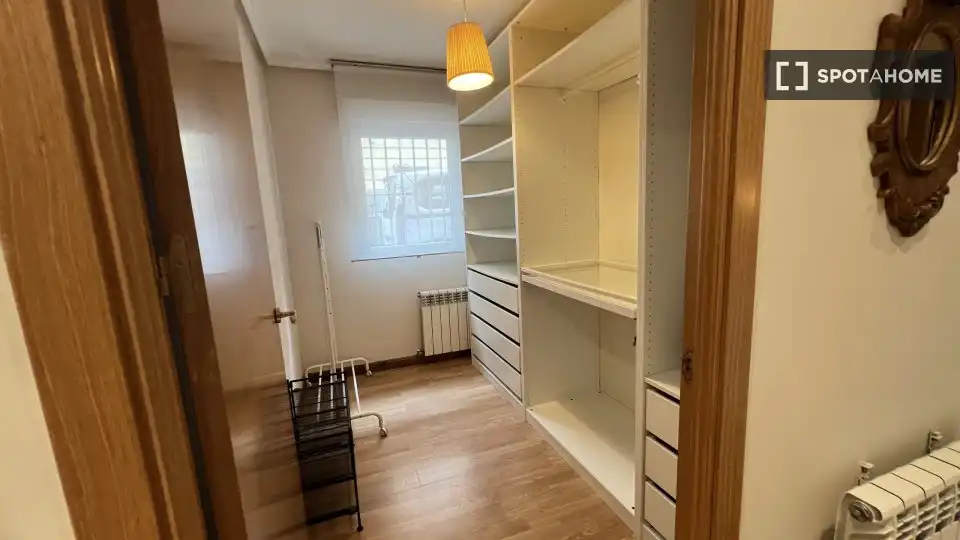 Habitación de Piso de alquiler en Madrid con Aire acondicionado, Calefacción y Amueblado