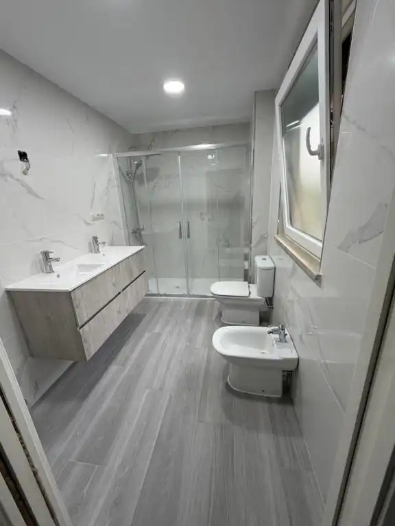 Baño de Casa o chalet en venta en Boiro con Calefacción, Jardín privado y Parquet