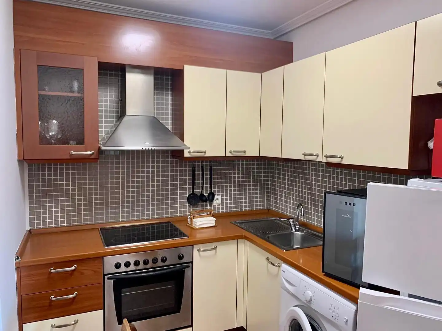 Kitchen of Apartments for sale in Roquetas de Mar  with Air Conditioner, Heating and Terrace