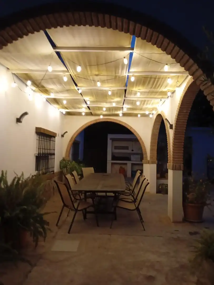 Terrassa de Casa o xalet en venda en Cantillana amb Aire condicionat, Calefacció i Jardí privat
