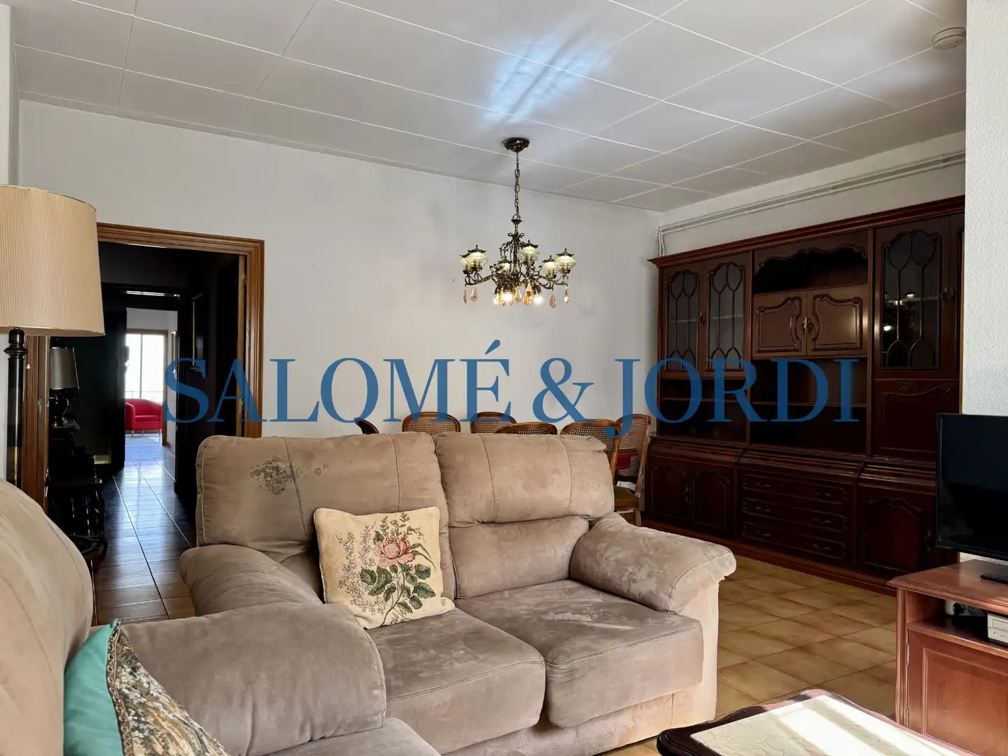 Sala de estar de Piso en venta en Mataró con Calefacción, Terraza y Balcón