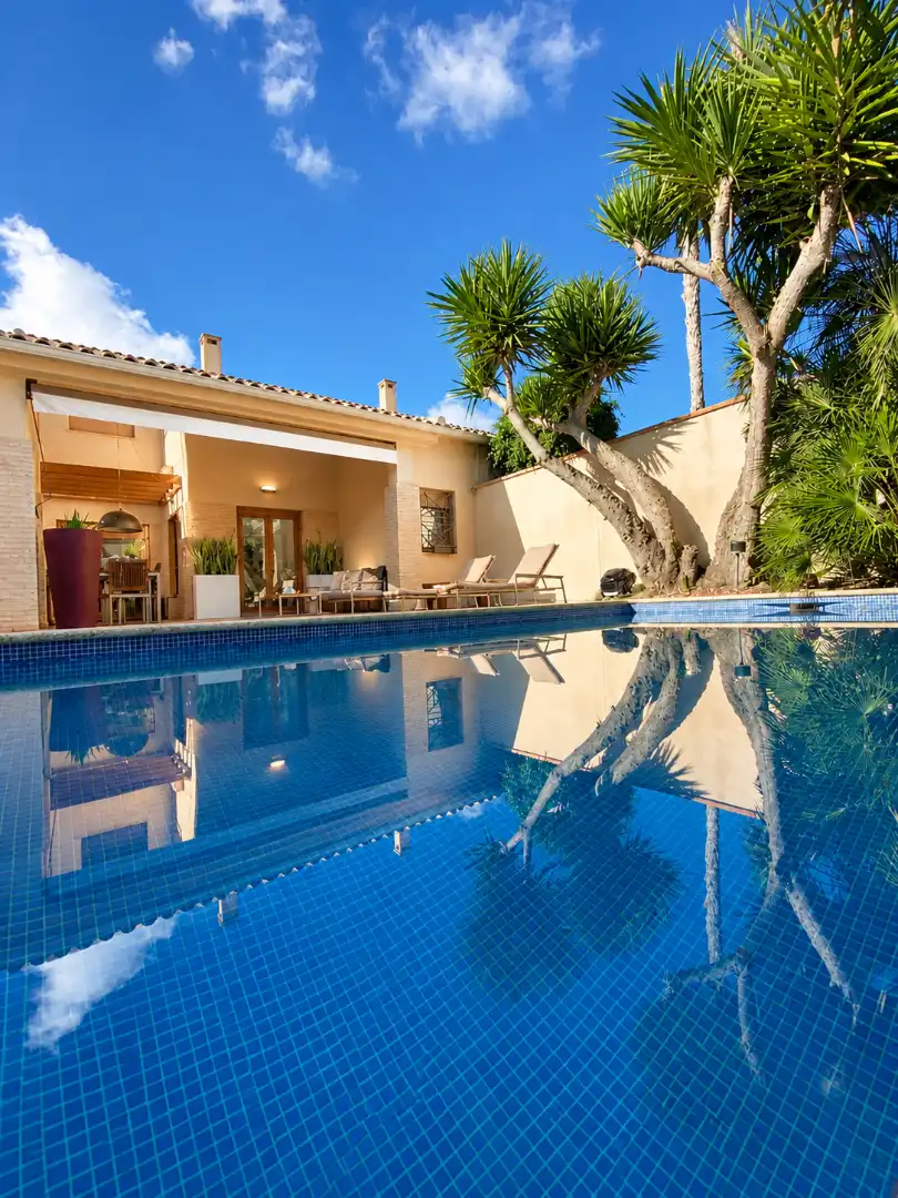 Swimming pool of Detached homes for sale in Mutxamel  with Air Conditioner, Heating and Private garden