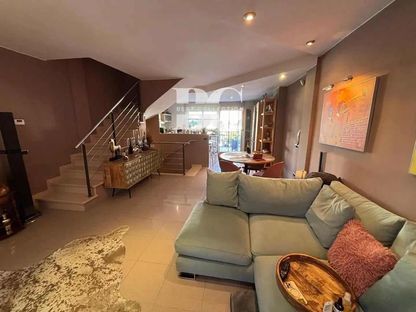 Sala de estar de Casa adosada en venta en Lloret de Mar con Aire acondicionado, Calefacción y Jardín privado