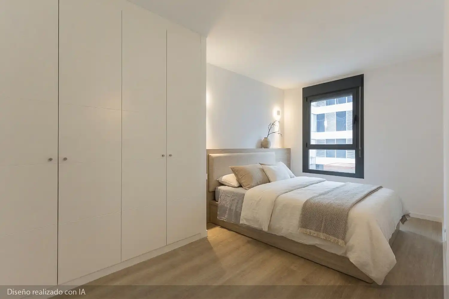Bedroom of Flat for rent in Dénia  with Air Conditioner, Heating and Storage room