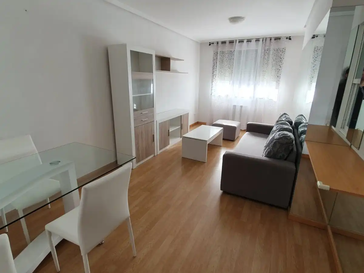 Living room of Apartments for sale in Ponferrada  with Heating, Parquet flooring and Terrace