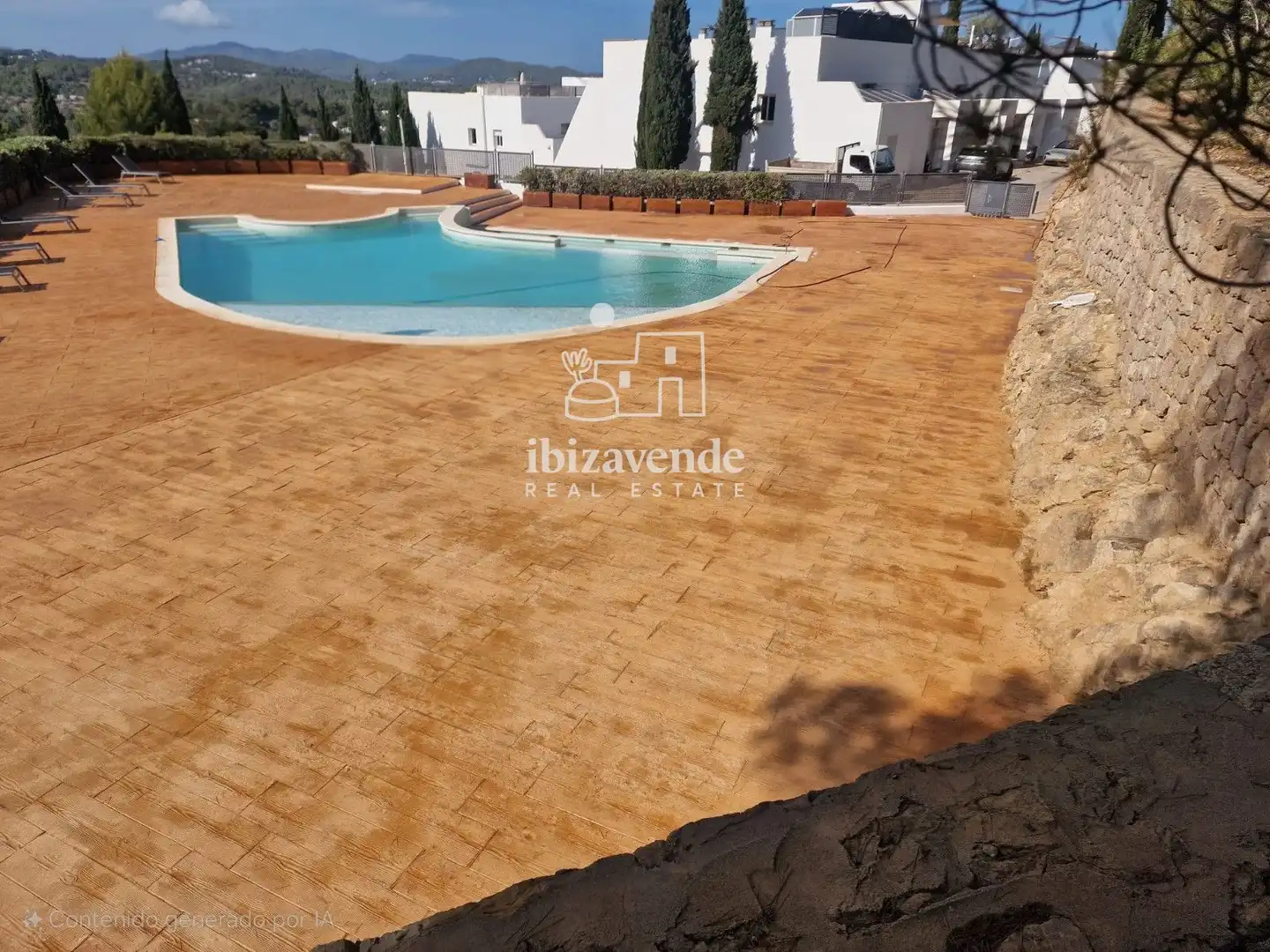 Piscina de Dúplex en venta en Santa Eulària des Riu con Aire acondicionado, Terraza y Piscina