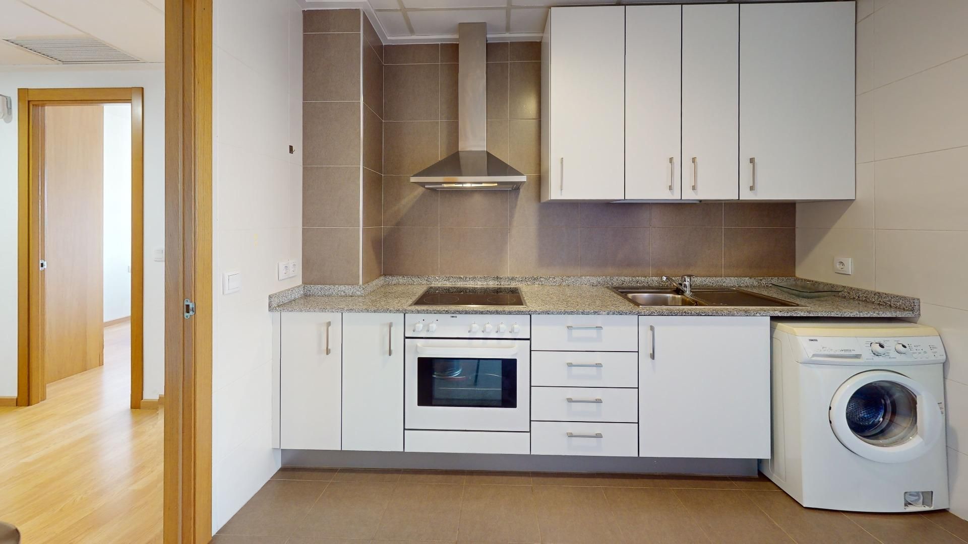 Kitchen of Flat for sale in Almazora / Almassora  with Air Conditioner, Heating and Private garden