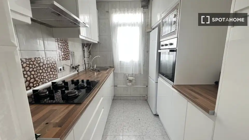 Kitchen of Flat for rent in Madrid  with Air Conditioner, Heating and Furnished