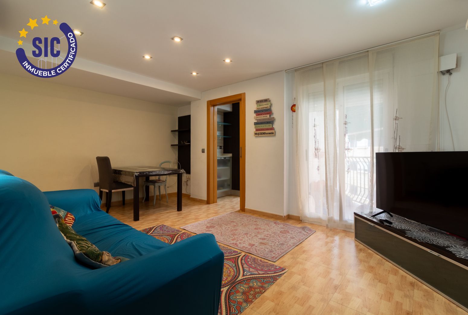 Sala d'estar de Pis en venda en Massamagrell amb Aire condicionat, Terrassa i Moblat