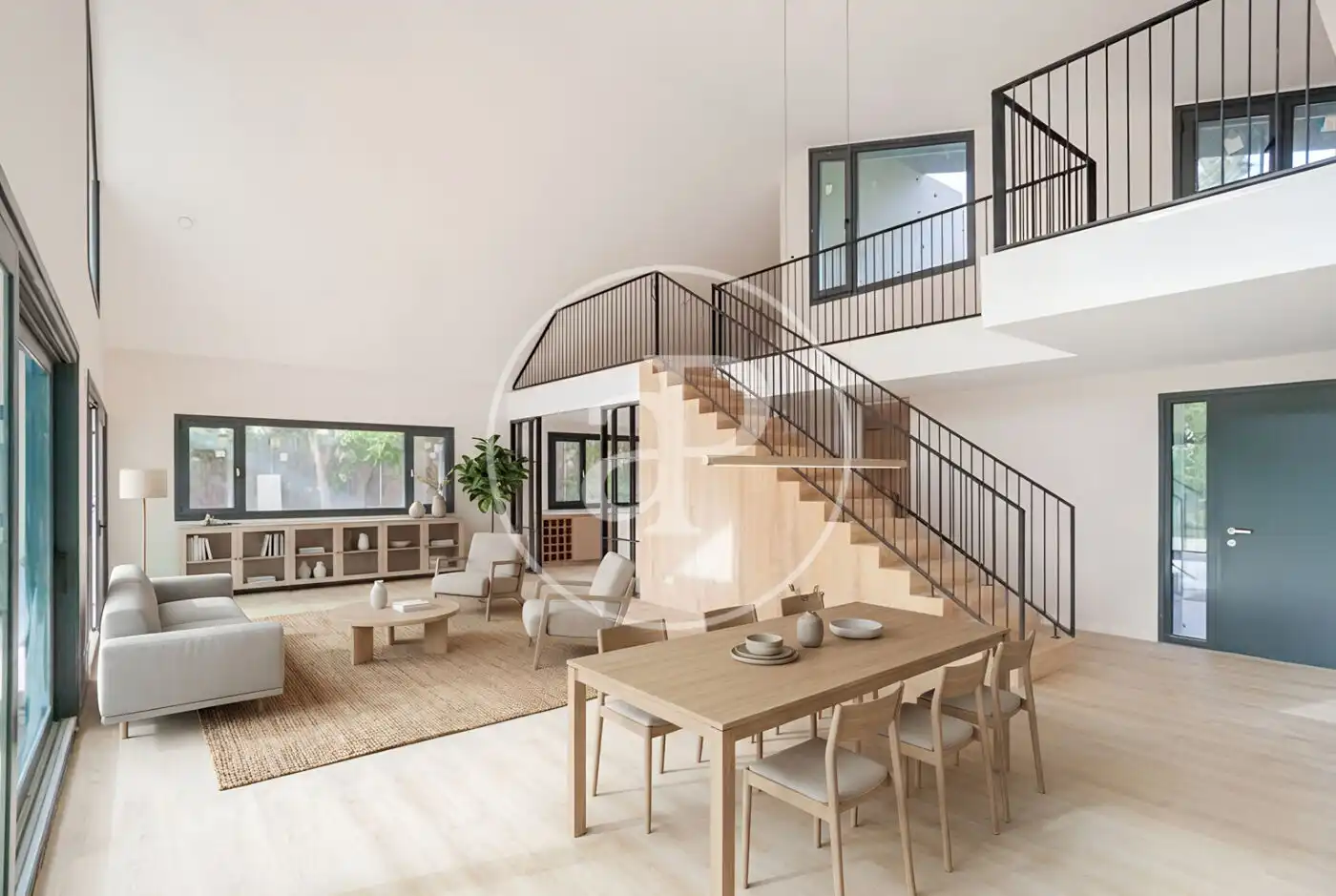 Sala de estar de Casa o chalet en venta en Pozuelo de Alarcón con Aire acondicionado, Calefacción y Jardín privado