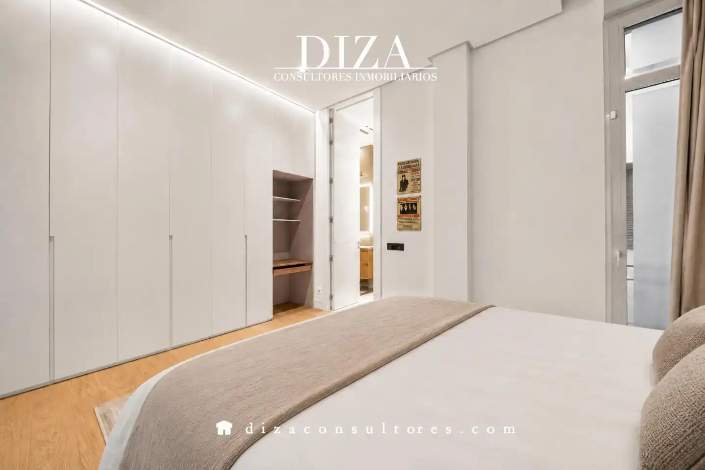 Bedroom of Ground floor for rent in Madrid  with Air Conditioner and Furnished
