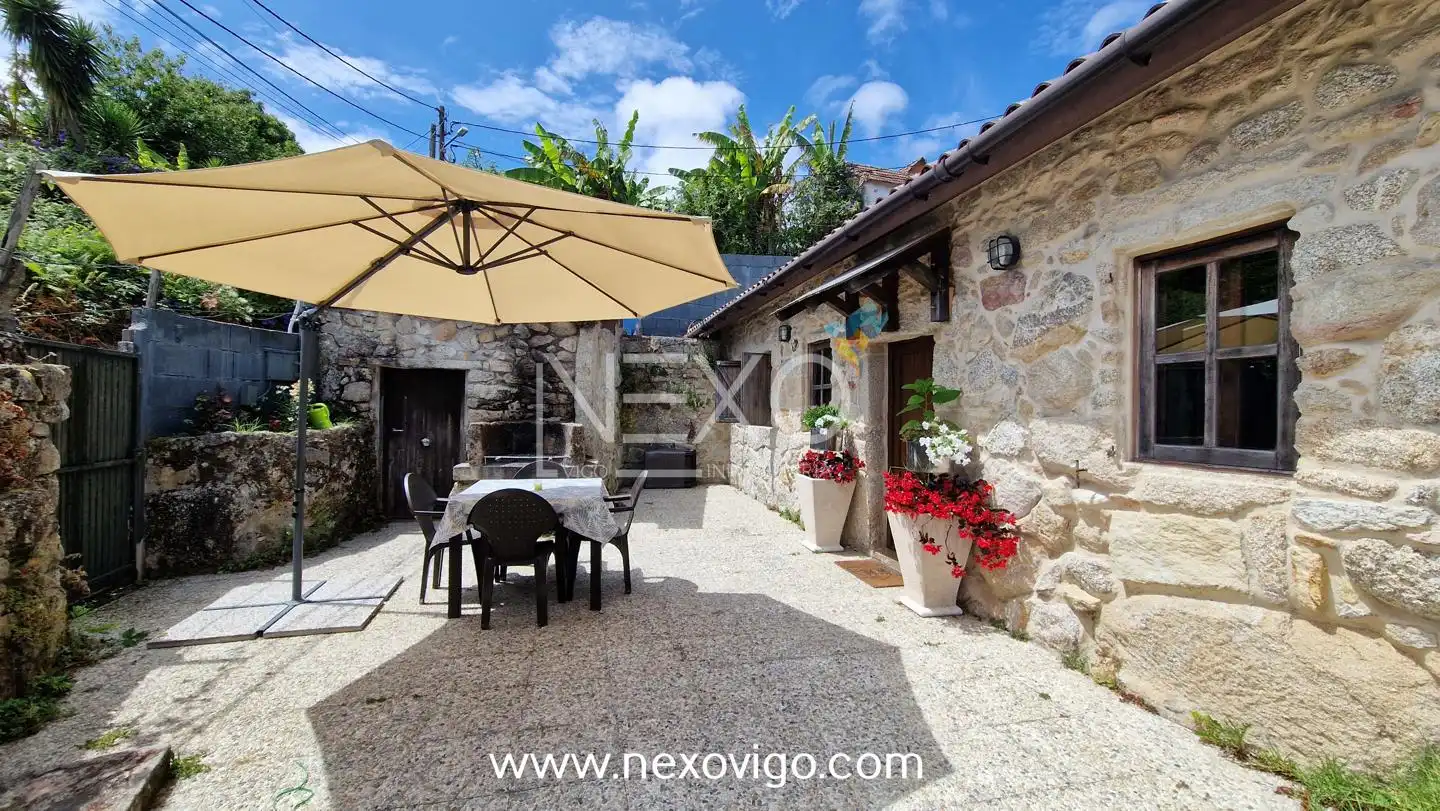 Terraza de Casa o chalet en venta en Moaña con Jardín privado, Terraza y Amueblado
