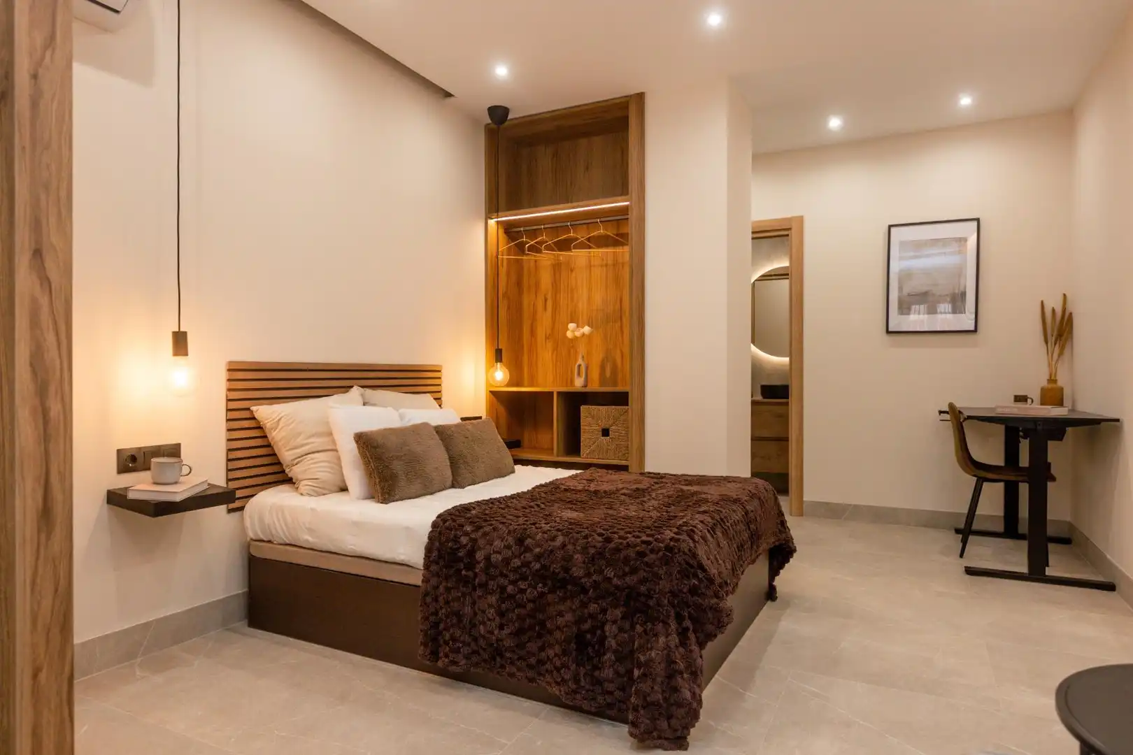 Schlafzimmer von Loft zum Verkauf in Granada mit Klimaanlage und Möbliert