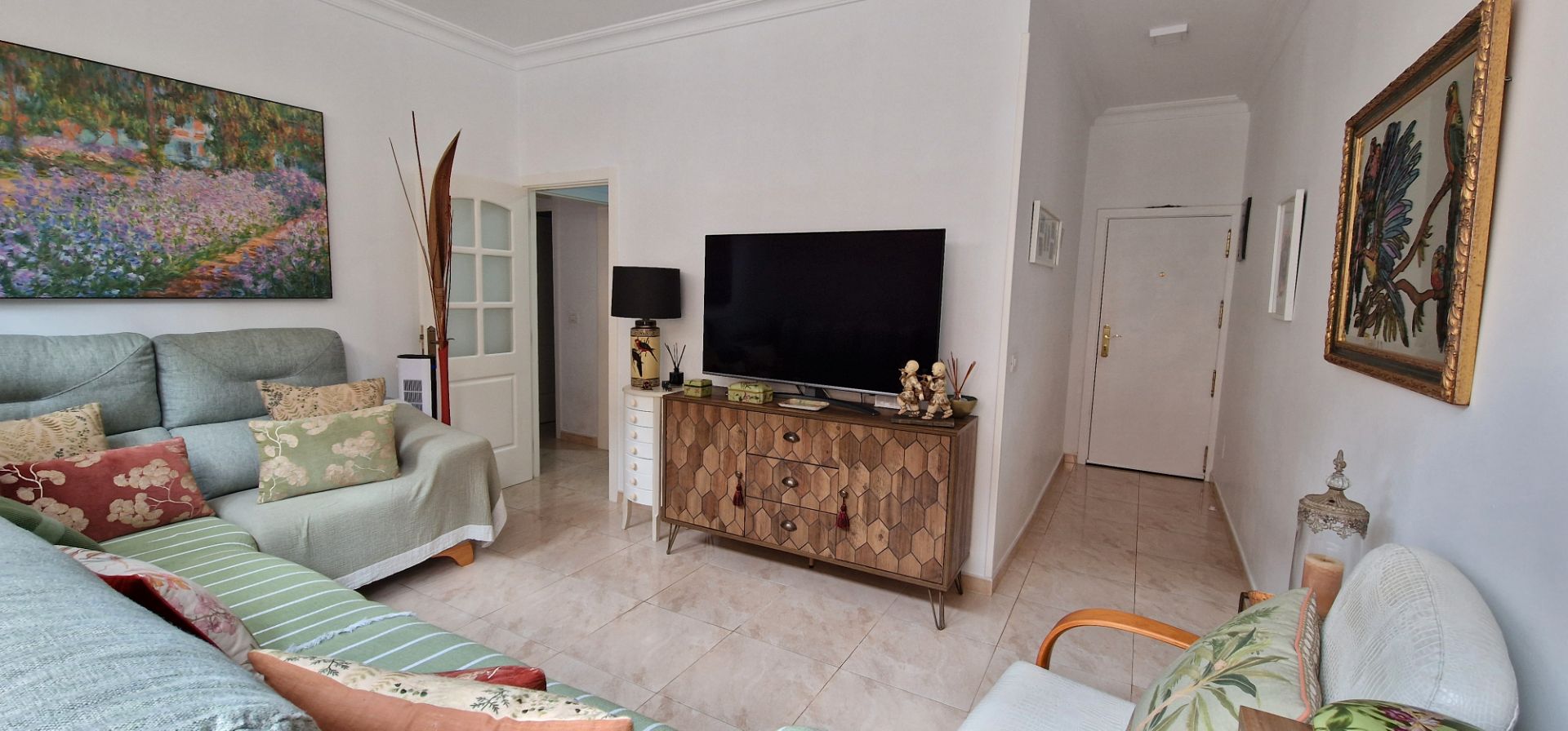 Sala de estar de Piso en venta en Las Palmas de Gran Canaria