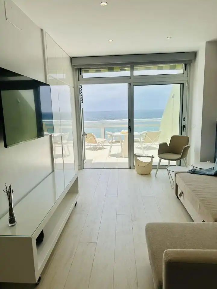 Balcony of Study for rent in Las Palmas de Gran Canaria  with Air Conditioner, Terrace and Furnished