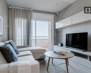 Living room of Flat to rent in  Barcelona Capital  with Air Conditioner, Heating and Furnished
