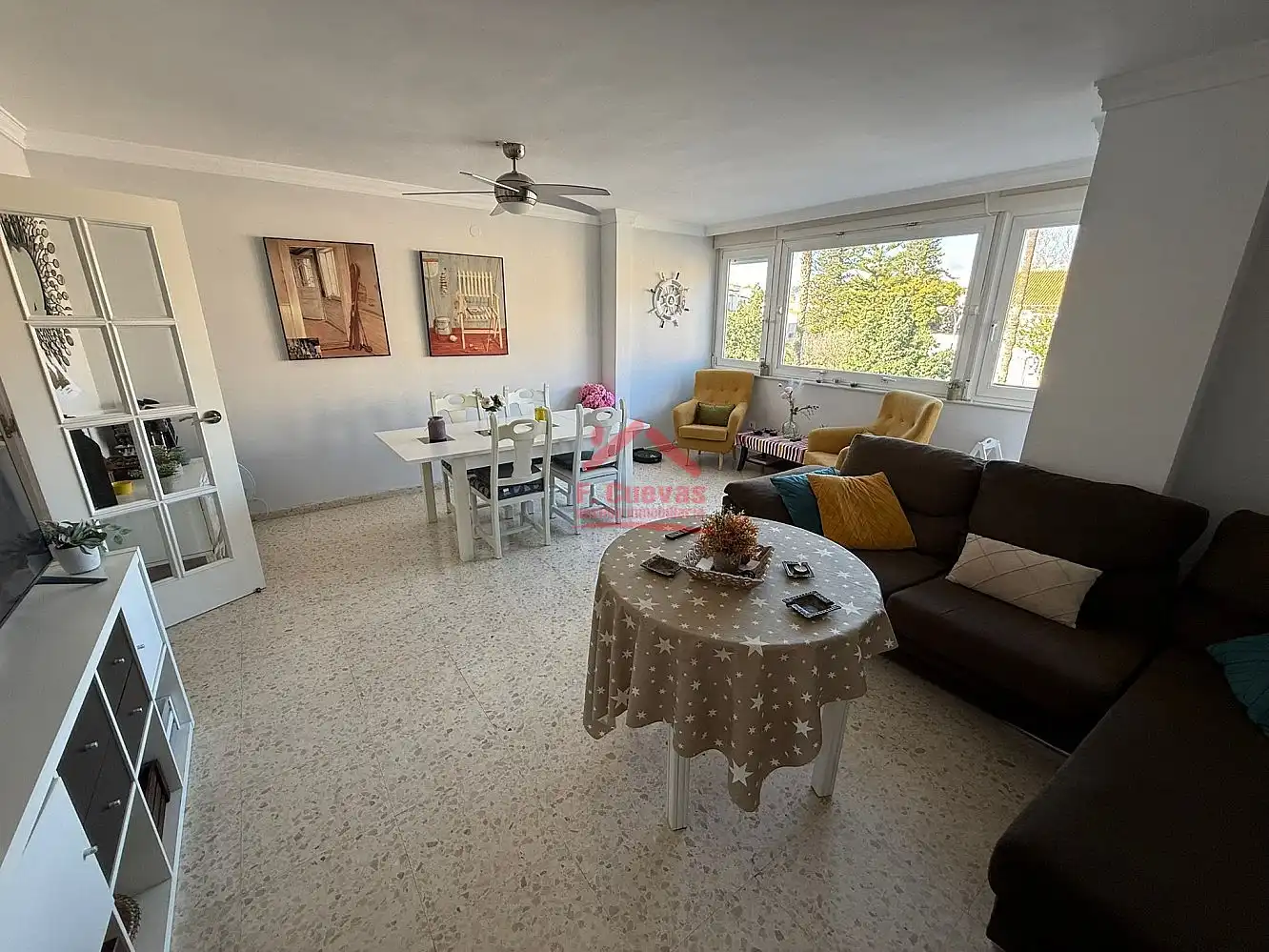 Wohnzimmer von Maisonette zum Verkauf in Vélez-Málaga mit Klimaanlage, Heizung und Terrasse