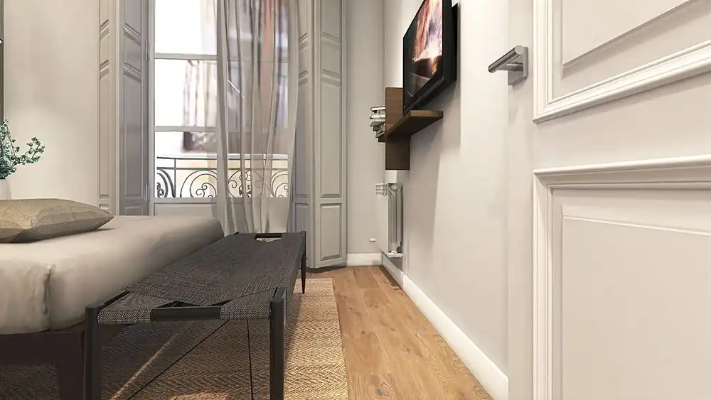 Bedroom of Flat for sale in Salamanca  with Air Conditioner, Heating and Balcony