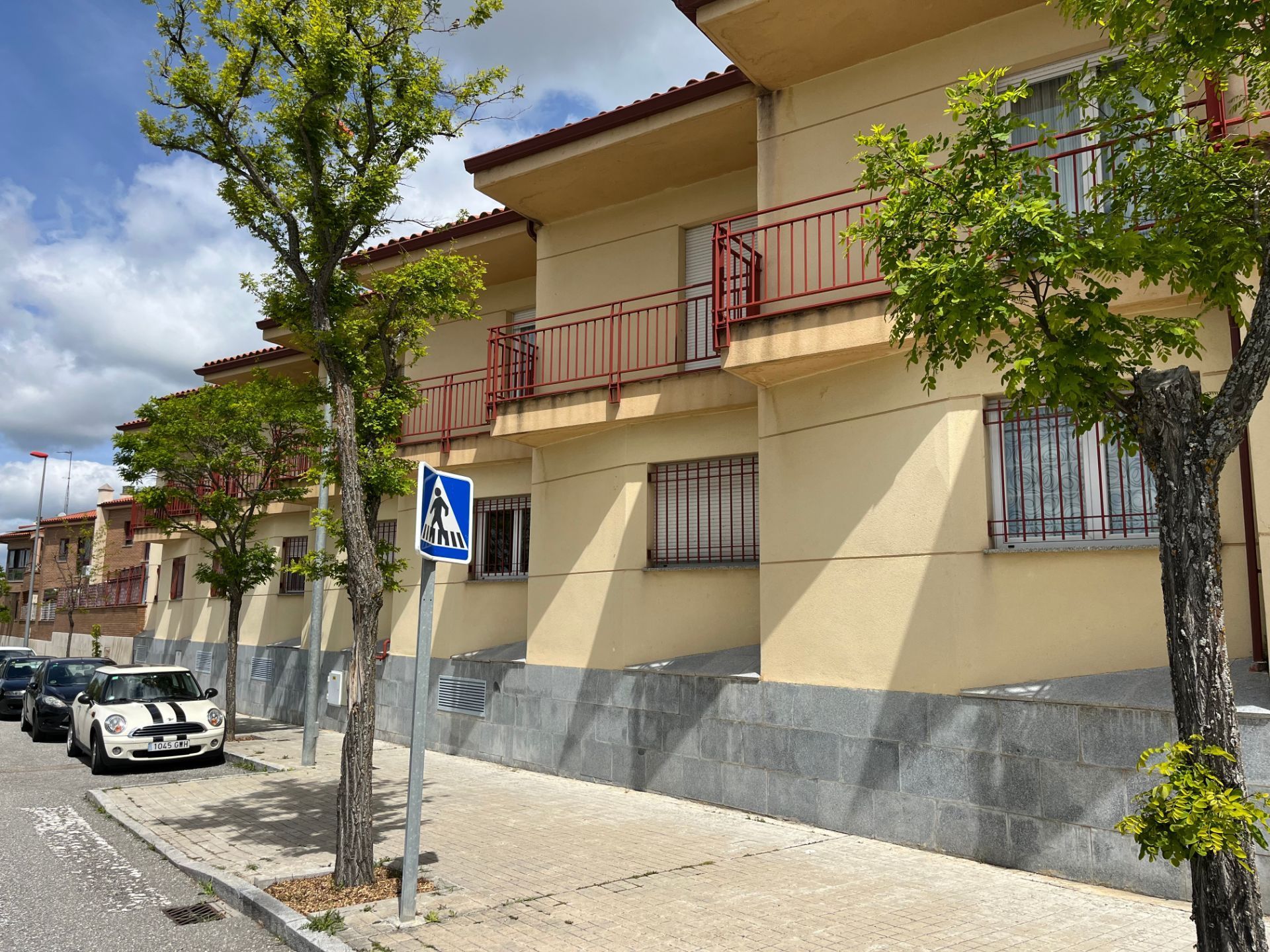 Exterior view of Flat to rent in Ávila Capital  with Heating, Terrace and Furnished