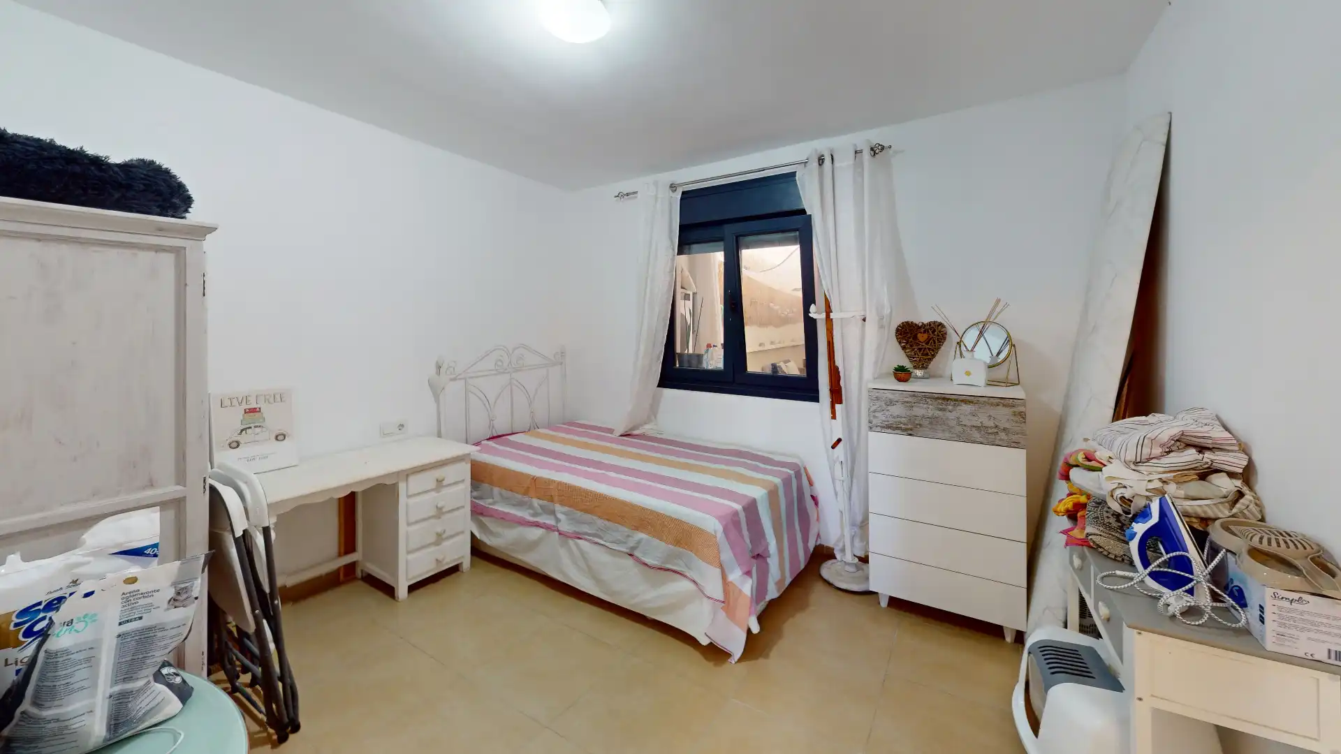 Bedroom of Flat for sale in Roquetas de Mar  with Air Conditioner, Heating and Private garden