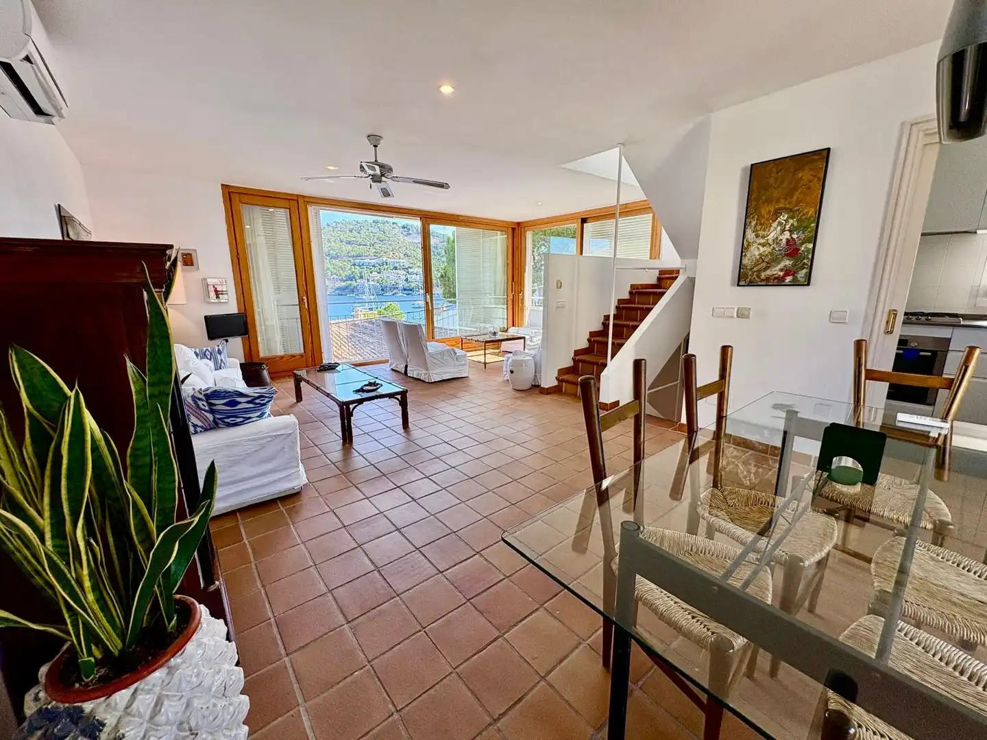 Sala de estar de Ático de alquiler en Andratx con Terraza, Amueblado y Alarma