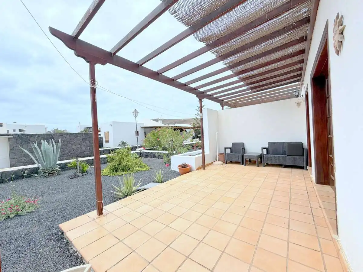 Terraza de Casa o chalet en venta en Yaiza con Jardín privado, Terraza y Amueblado