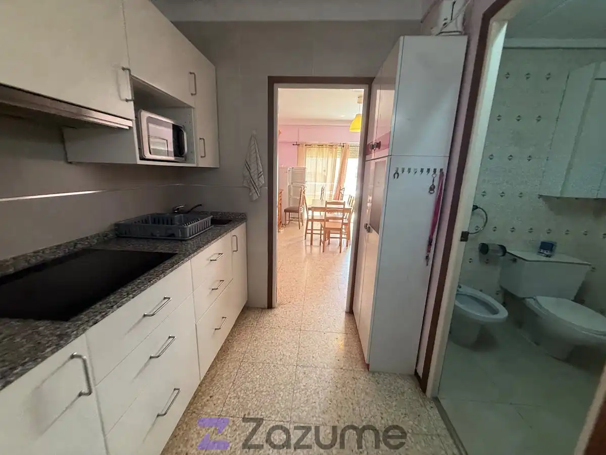 Kitchen of Flat for rent in Santa Pola  with Terrace, Furnished and Oven
