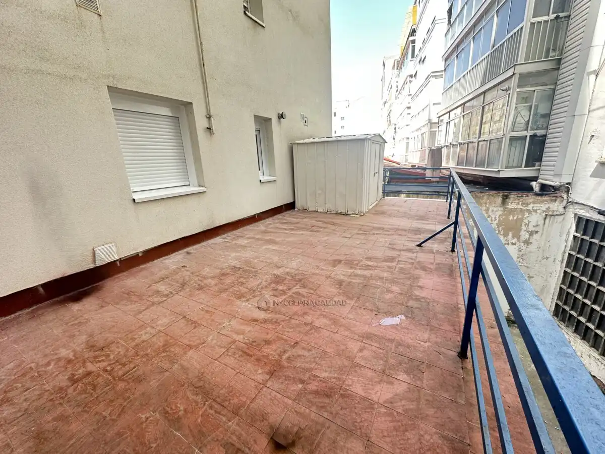 Terraza de Piso de alquiler en Burgos con Calefacción, Terraza y Amueblado