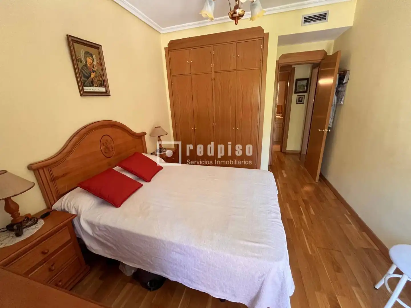 Bedroom of Flat for sale in Madrid  with Air Conditioner, Heating and Private garden