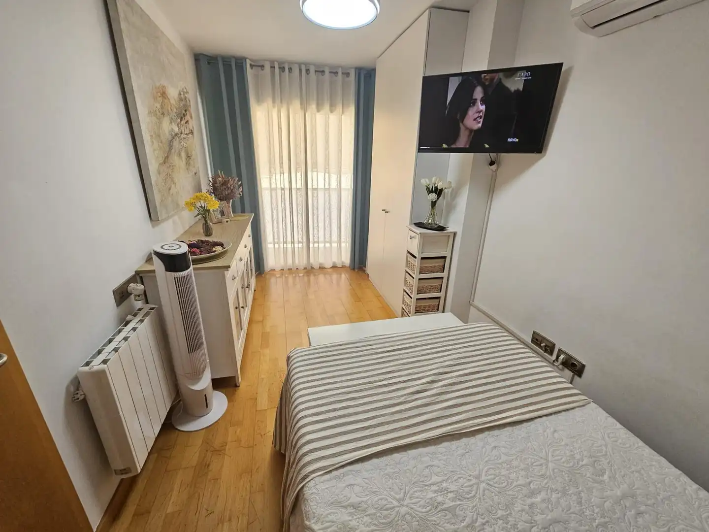 Bedroom of Duplexes for sale in Vidreres  with Air Conditioner and Balcony
