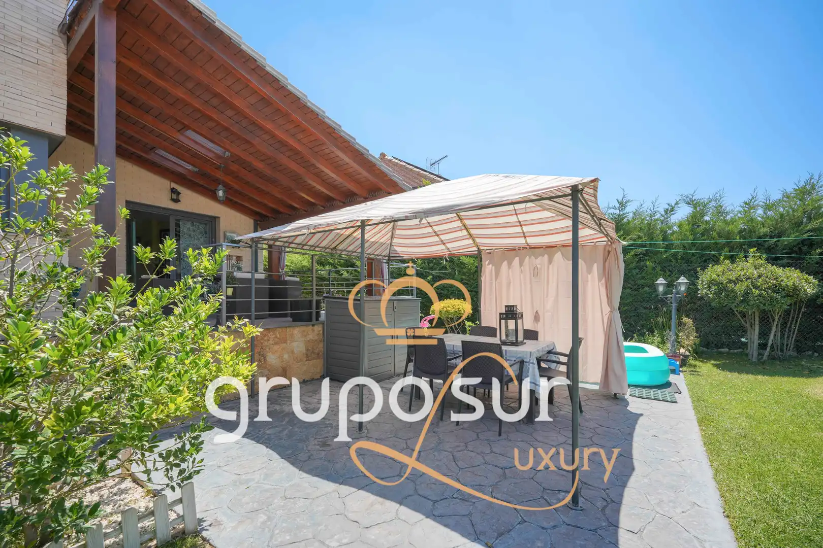 Jardín de Casa o chalet en venta en Aldeamayor de San Martín con Calefacción, Jardín privado y Terraza