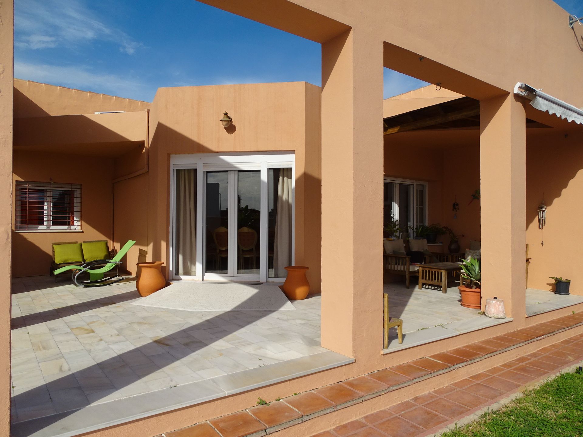 Terrace of House or chalet for sale in El Puerto de Santa María  with Air Conditioner, Heating and Private garden