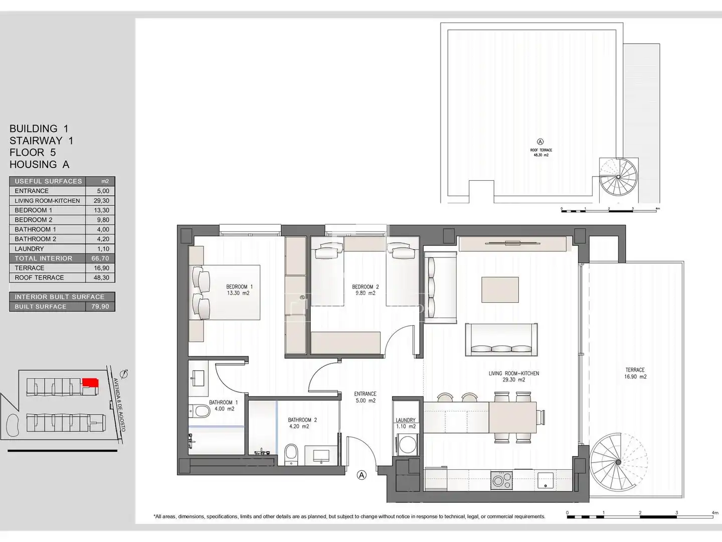 Attic for sale in Eivissa  with Air Conditioner, Private garden and Terrace