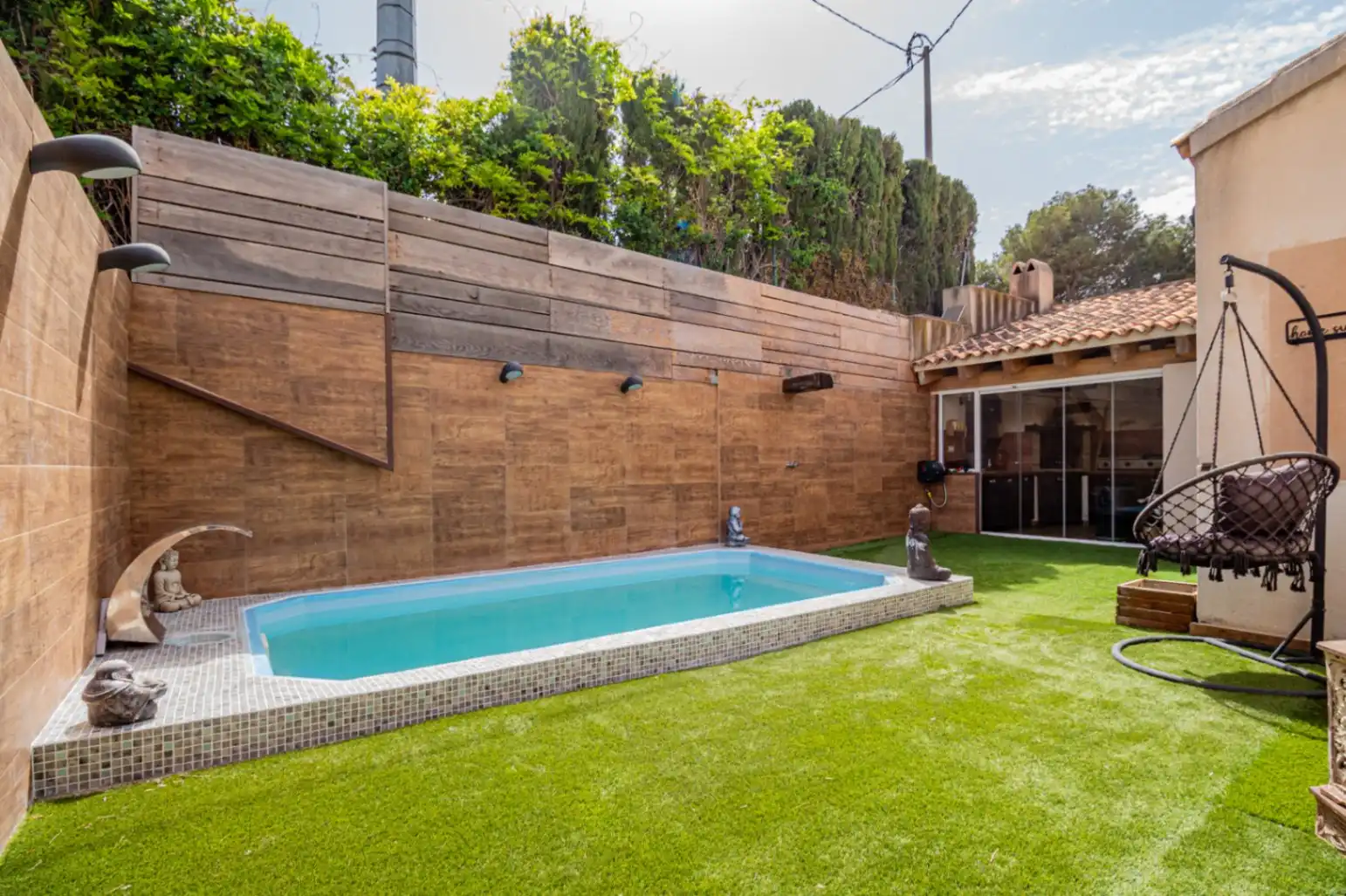 Swimming pool of Houses for rent in L'Alfàs del Pi  with Air Conditioner, Heating and Private garden