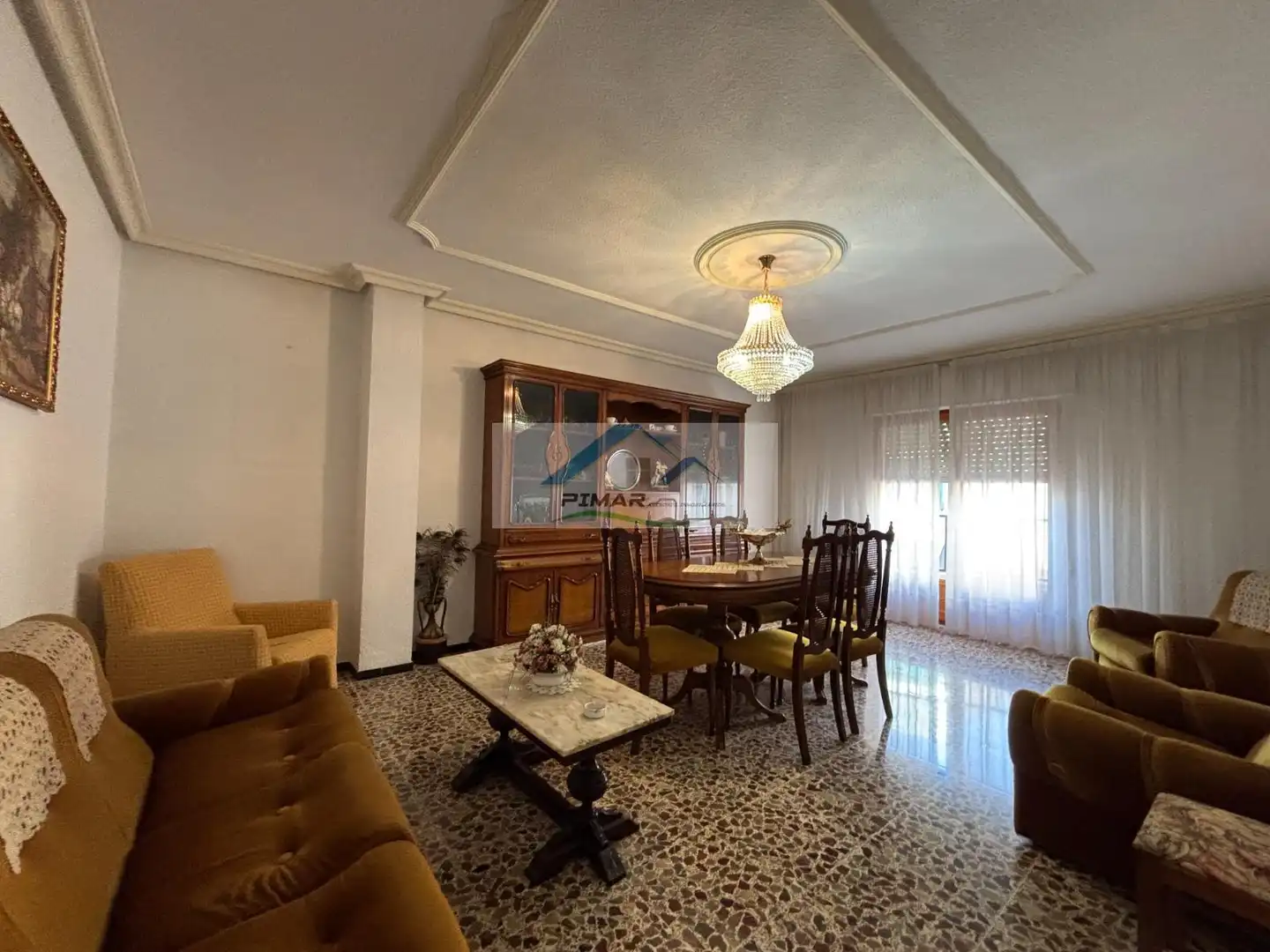 Sala de estar de Piso en venta en Elche / Elx con Balcón