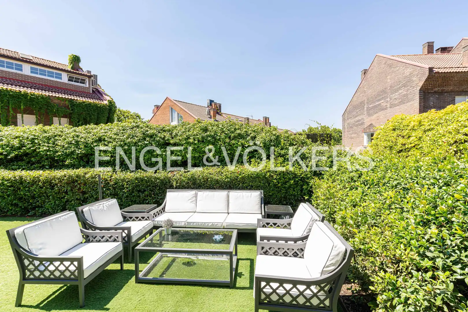 Terraza de Casa adosada en venta en Madrid con Aire acondicionado, Calefacción y Jardín privado