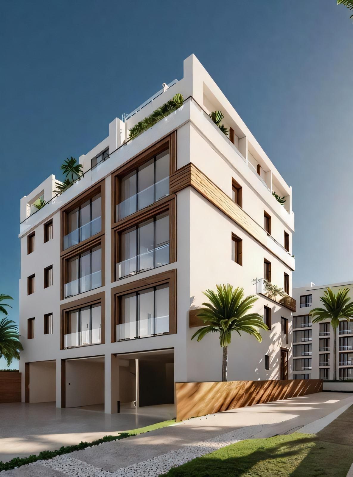 Vista exterior de Apartament en venda en San Pedro del Pinatar amb Jardí privat, Terrassa i Traster