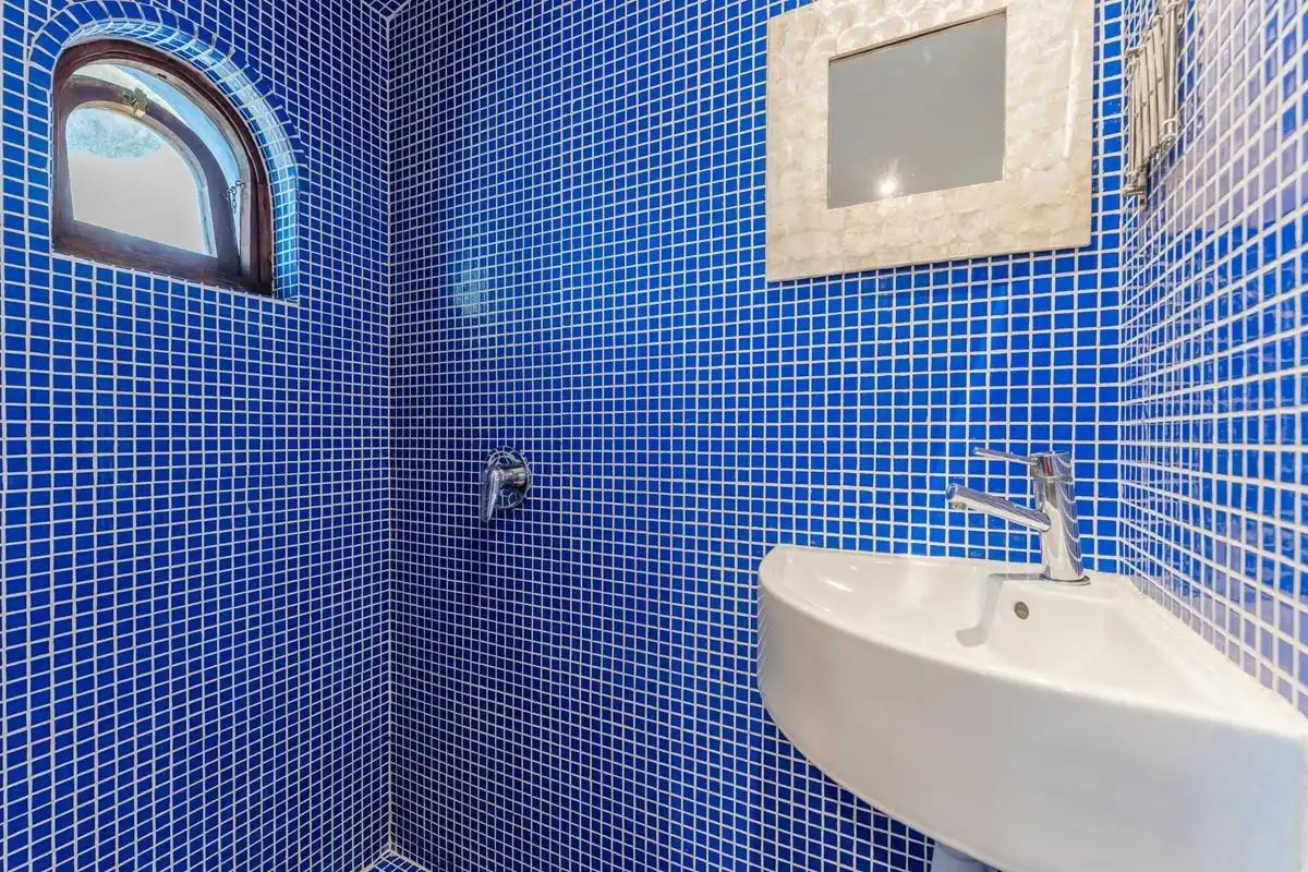 Baño de Casa o chalet en venta en Sant Pere de Ribes con Aire acondicionado, Jardín privado y Terraza